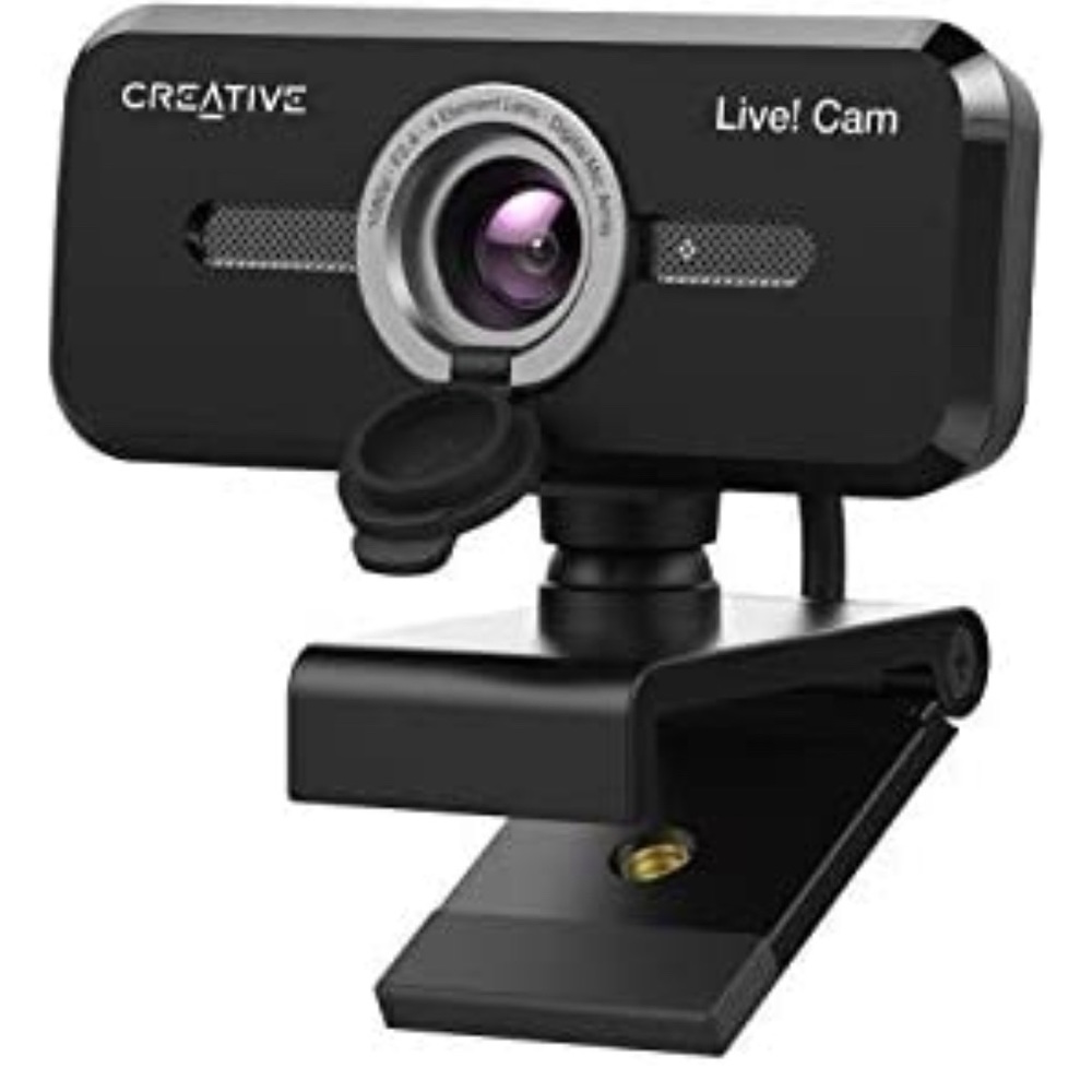 Creative Live! Cam Sync 1080p V2 Full HD Wide-Angle USB Webcam with Auto Mute